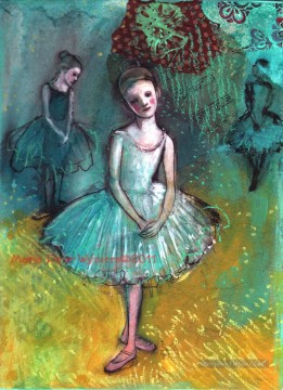 Danse Ballet œuvres - les ballerines en bleu